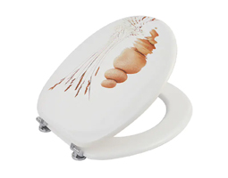 Printing of Slow Close Seat MDF Toilet Cover