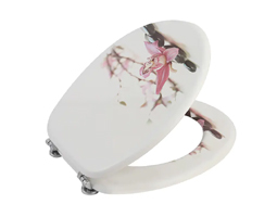 MDF UV Surface Printing And Printing Sanitary Bidet Toilet Toilet Cover