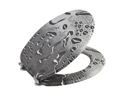 Printed Toilet Seats with Lids MDF Water